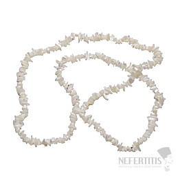 Mother of pearl necklace, chopped