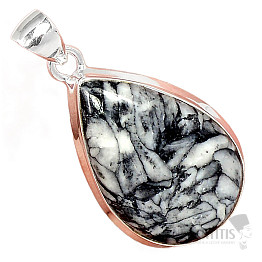 Pinolite pendant silver Ag 925 P50