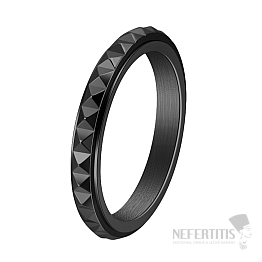 Men's steel ring Black Dynamic