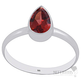 Silberring mit Granat