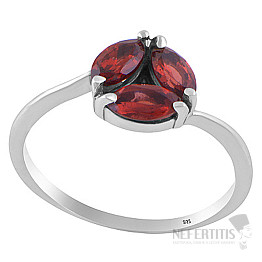 Silberring mit Granat