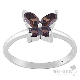 Strieborný prsteň so záhnedou