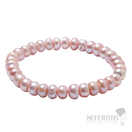 Pflaumenfarbenes Perlenarmband RB Design 174