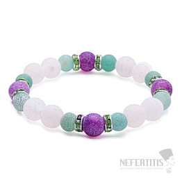 Gebrochenes Achat-Multicolor-Armband RB Design 190
