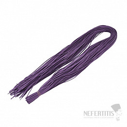 Lederband lila Farbe 1 m