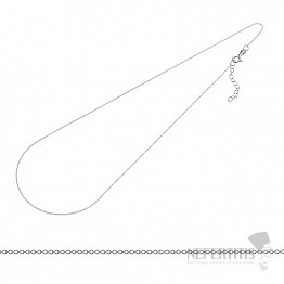 Stříbrný řetízek Ag 925 nastavitelná délka 40 - 43 cm průměr 1 mm