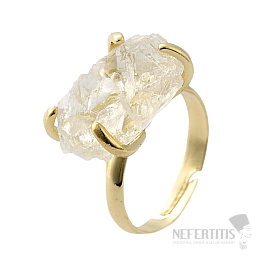 Ring for the witch Lemon quartz