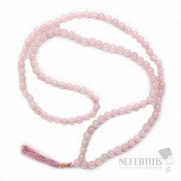 Japa Mala Halskette aus Rosenkranzperlen