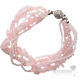 Roses exklusives Armband mit glitzernden Perlen