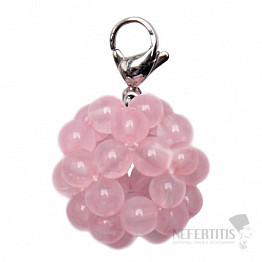Rosenkranz-Anhängerkugel aus kleinen Perlen