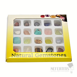 Set Steine in einer Box – 20 Stück, zufällige Mischung