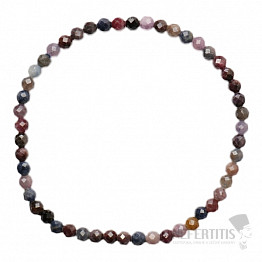 Saphir-Mix-Armband extra geschliffene Perlen in AA-Qualität