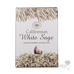 Vonné kužely pro tekoucí dým Green Tree Californian White Sage