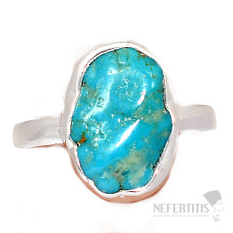 Turquoise blue ring silver Ag 925 R1715