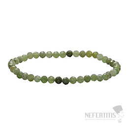 Kanadisches Jadeit-Armband mit geschliffenen Perlen