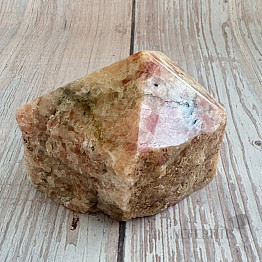 Sunstone raw polished point 1