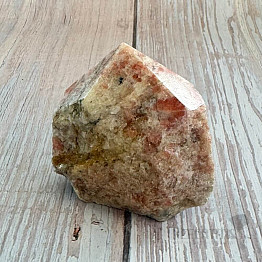 Sunstone raw polished point 3