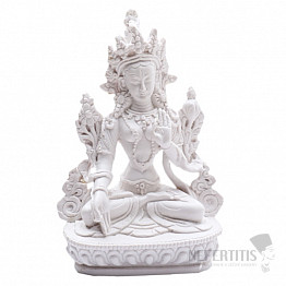Feng Shui weiße Statuette der Göttin White Tara