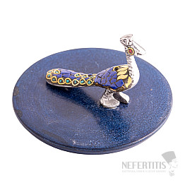 Soapstone incense stick stand Peacock