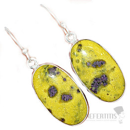 Atlantisit-Ohrringe Silber Ag 925 E478