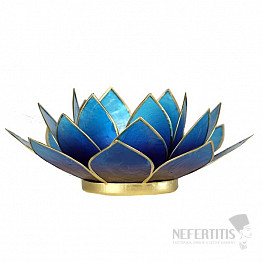 Svietnik lotos modrofialový