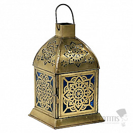 Lampa - kovový svícen Mandala na čajové svíčky