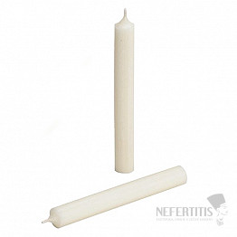 Parafínová stolní svíčka slonová kost 18 cm