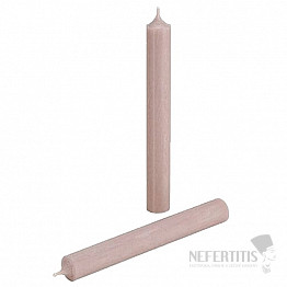 Parafínová stolní svíčka šedohnědá 18 cm