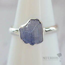 Tanzanite raw ring silver Ag 925 LOT388