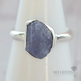 Tanzanite raw ring silver Ag 925 LOT390