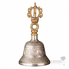 Rituální Zvonek s dorže 11 cm