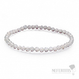 Topas weißes Armband extra geschliffene Perlen in AA-Qualität