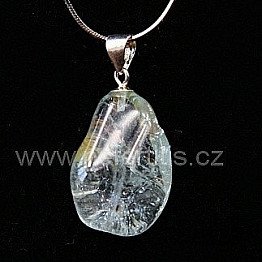 Topaz modrý přívěsek Ag 925