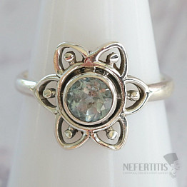 Topaz blue ring silver Ag 925 45784