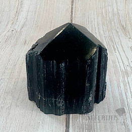 Turmalín černý skoryl surový leštěná špice 4