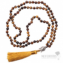 Tiger eye necklace with tassel