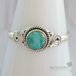 Turquoise Mohave ring silver Ag 925 46178