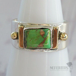 Turquoise green ring silver Ag 925 62327