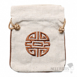 Bag beige bag 12.5x14 cm