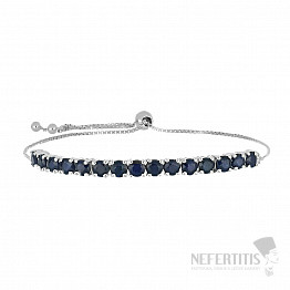 Silberarmband mit blauen Saphiren Ag 925 015393 SAF