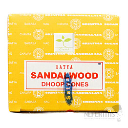 Vonné kužely Satya Sandalwood Dhoop Cones