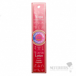 Vonné tyčinky Yoga Lotus s vôňou vanilky