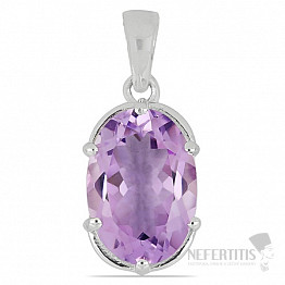 Silberanhänger mit groß geschliffenem Amethyst Ag 925 015657 AME