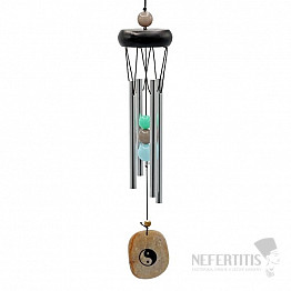 Metal carillon Yin Yang 4 tube 35 cm