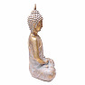 Buddha meditující thajská soška zlatá barva 26 cm