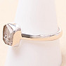 Herkimer diamant prsten stříbro Ag 925 LOT106