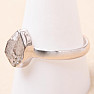 Herkimer diamant prsten stříbro Ag 925 LOT107