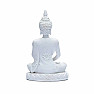 Buddha meditující thajská soška bílá 11 cm