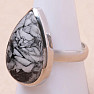 Pinolit prsten stříbro Ag 925 R159