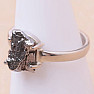 Meteorit Campo del Cielo prsten stříbro Ag 925 R1869